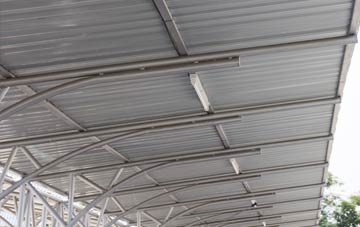 installing Hollows metal roofing